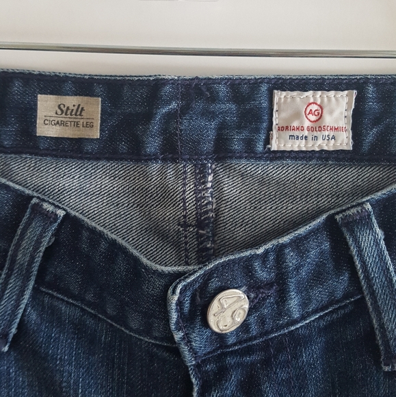 AG Adriano Goldschmied distressed denim 28 R - Picture 3 of 8
